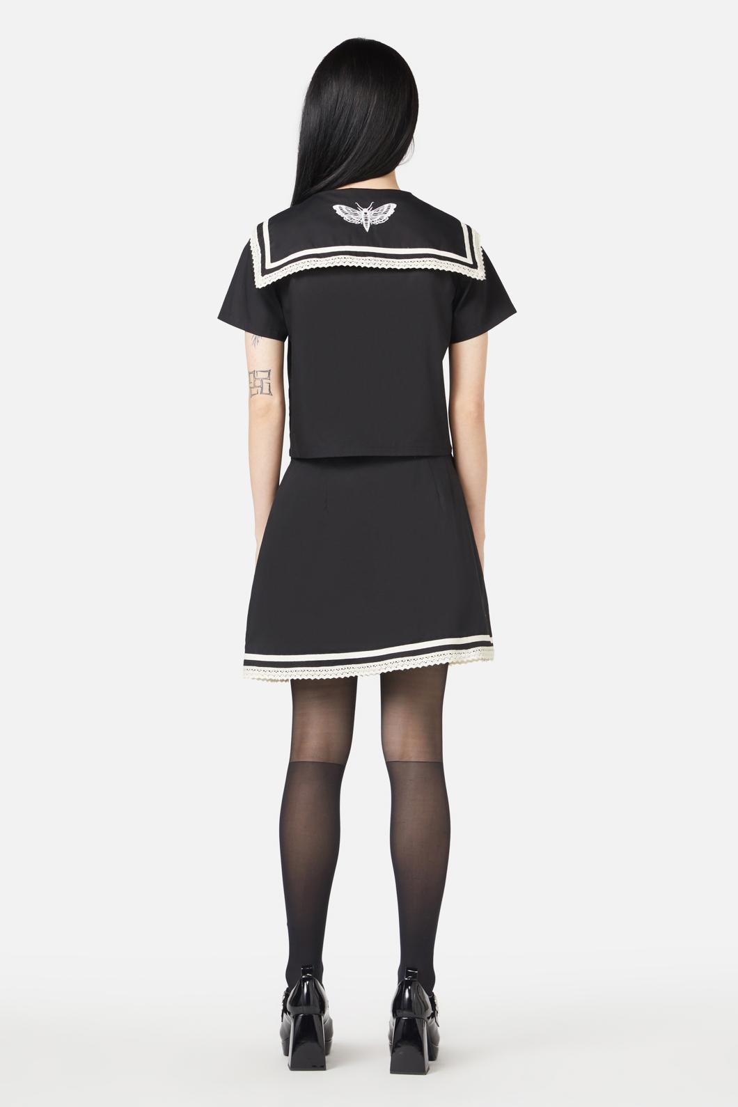 Rebirth Gothic Style Sailor Women's Top