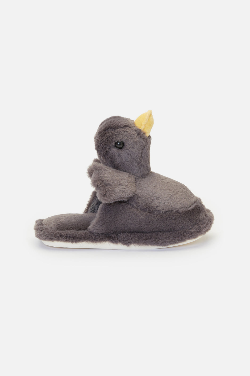 Adorable Sweet Duck-themed Fuzzy Slippers for a Cozy Wear