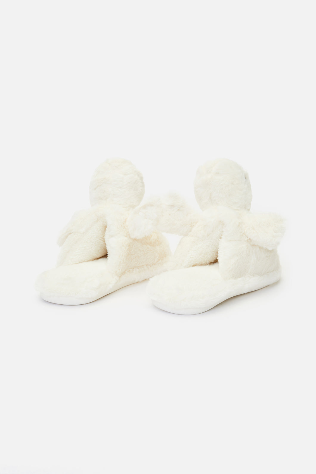 Adorable Sweet Duck-themed Fuzzy Slippers for a Cozy Wear