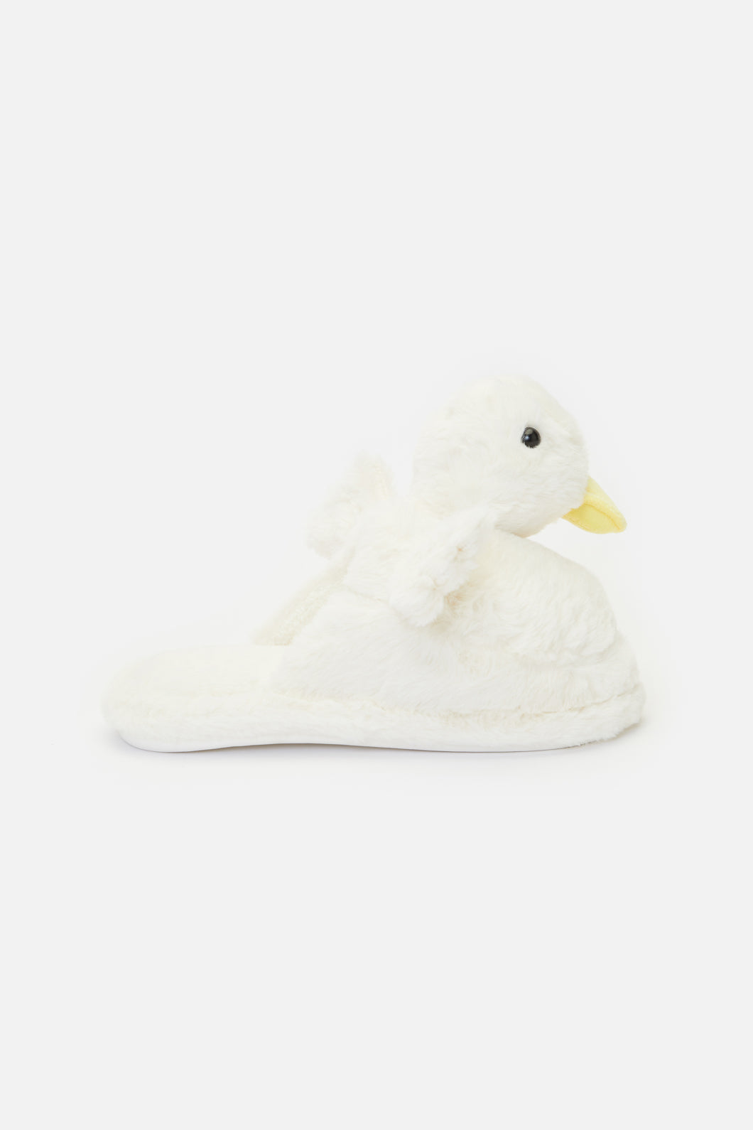 Adorable Sweet Duck-themed Fuzzy Slippers for a Cozy Wear