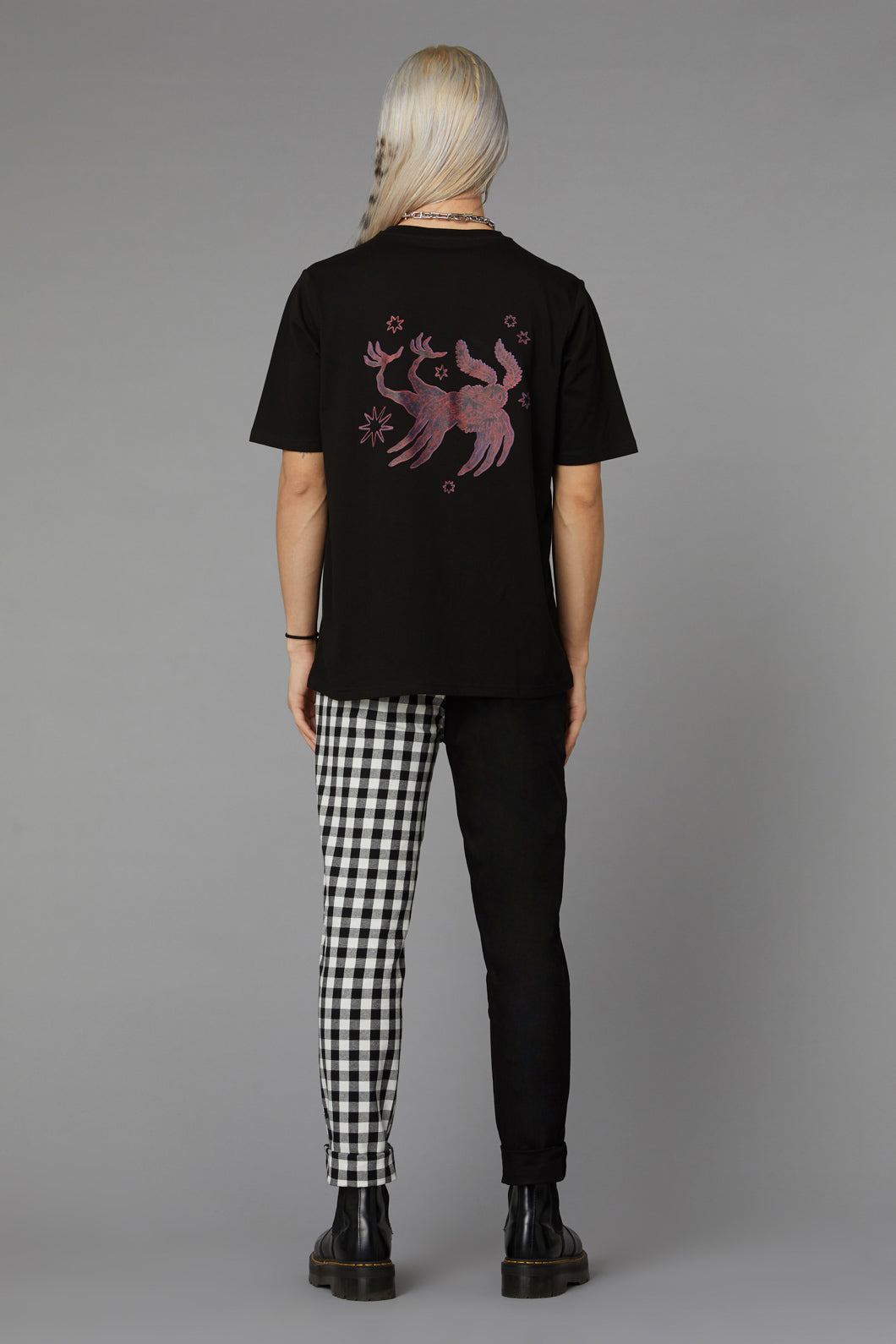 Men's Organic Cotton Night Sky Graphic Boxy Fit T-Shirt