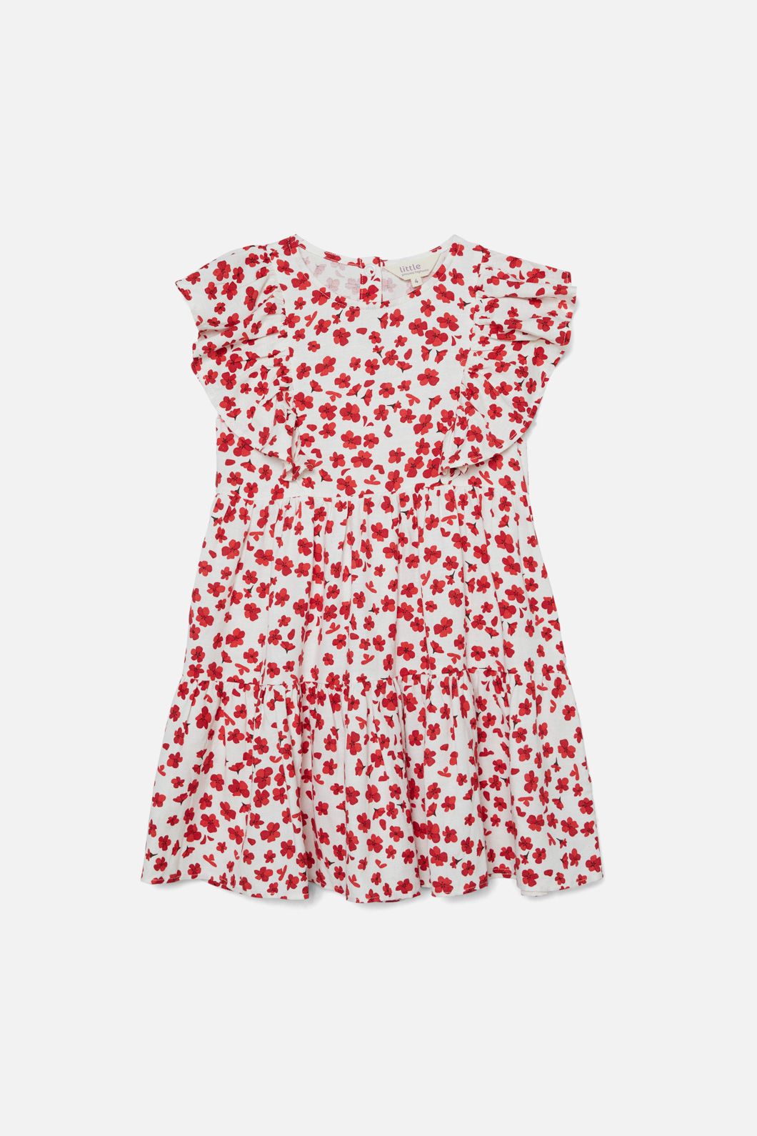 Charming Mille Fleur Print Kids' Fashion Dress