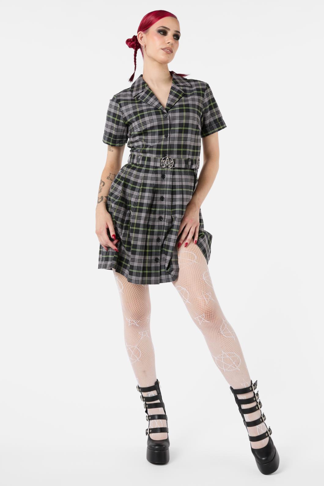 Stylish Gothic-Inspired Occult Tights with Stars and Pentagrams