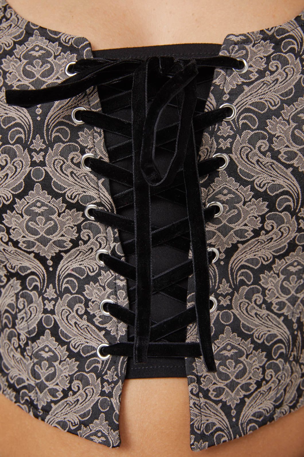 Traditional Ceremonial Lace-Up Corset for Special Occasions