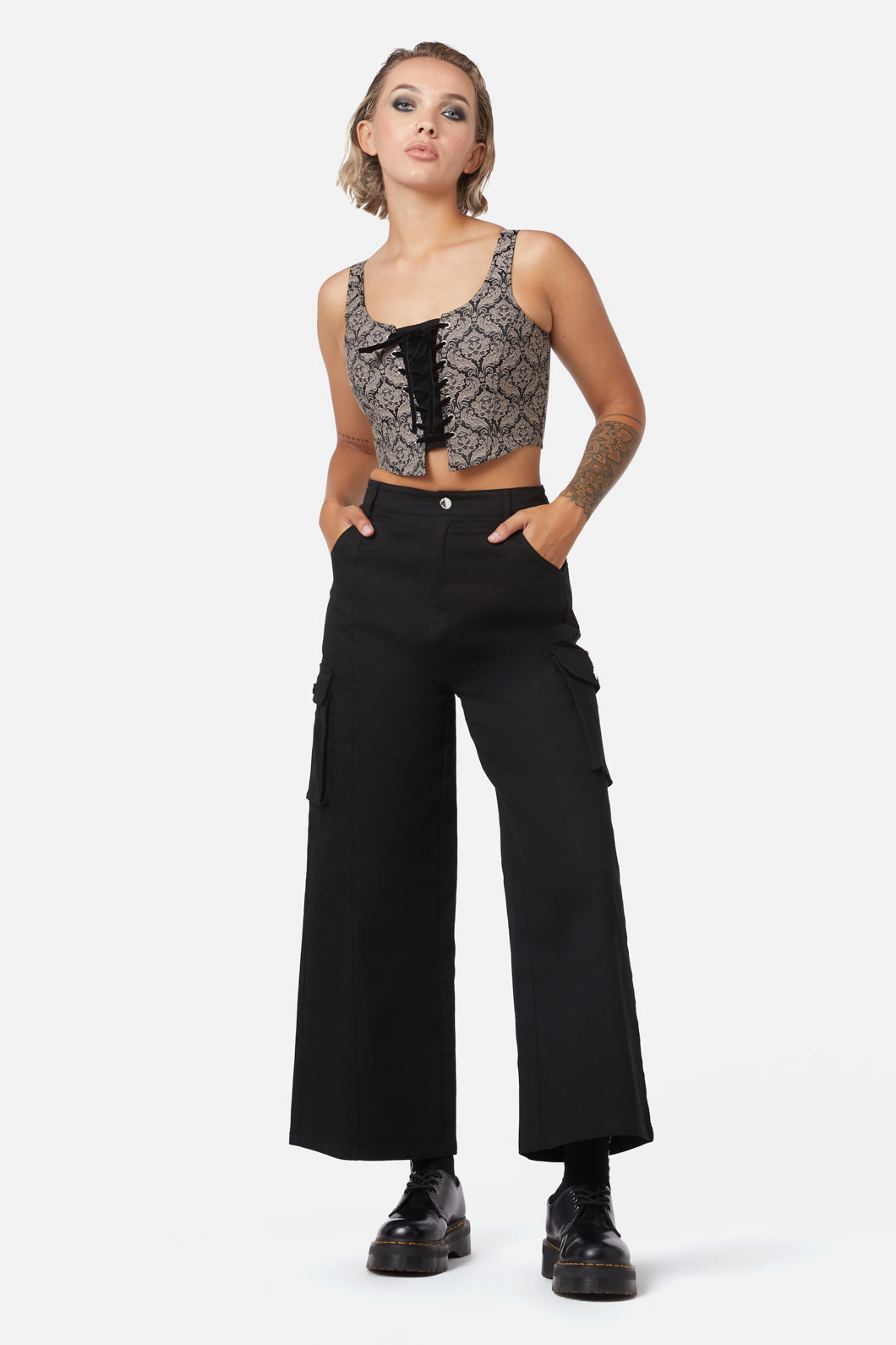 Traditional Ceremonial Lace-Up Corset for Special Occasions