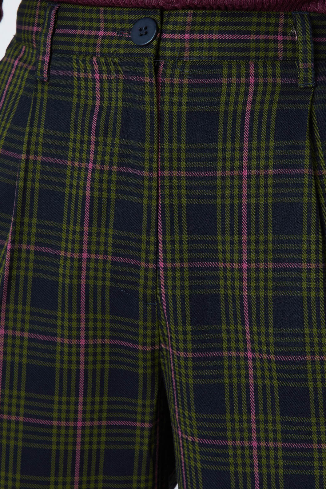 Stylish Molly Check Patterned Tapered Dress Pants