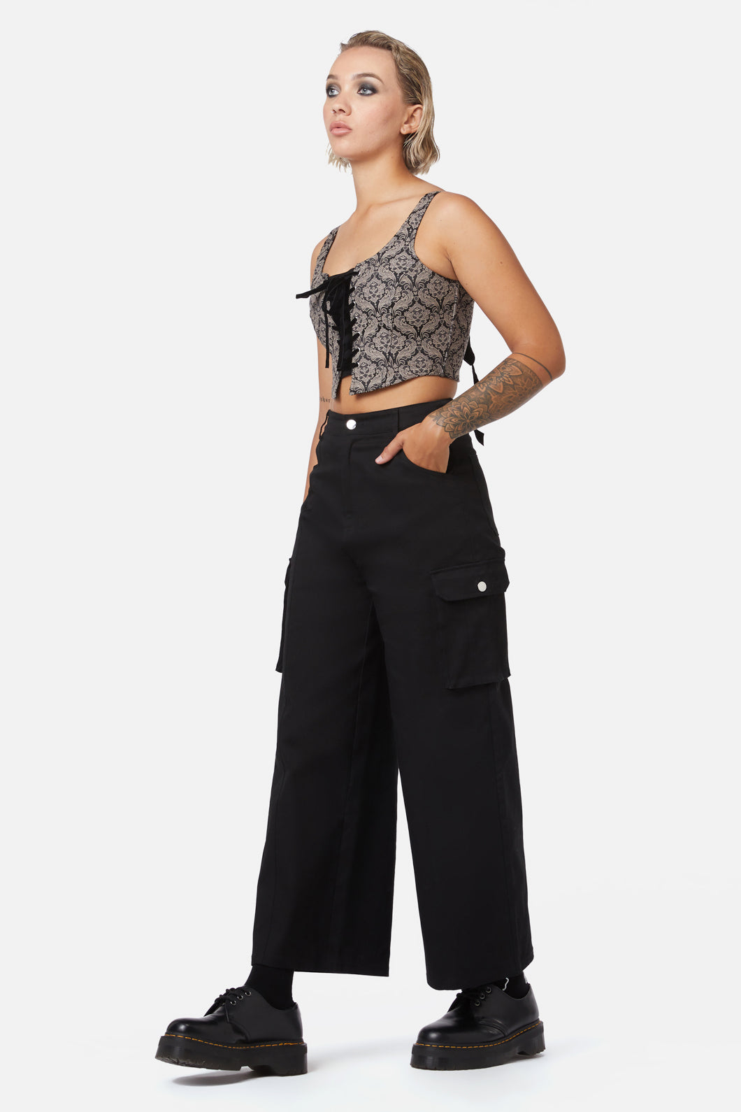 Traditional Ceremonial Lace-Up Corset for Special Occasions