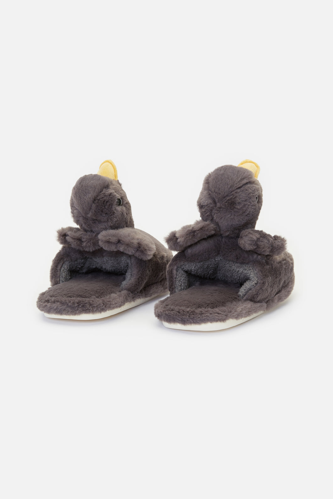 Adorable Sweet Duck-themed Fuzzy Slippers for a Cozy Wear