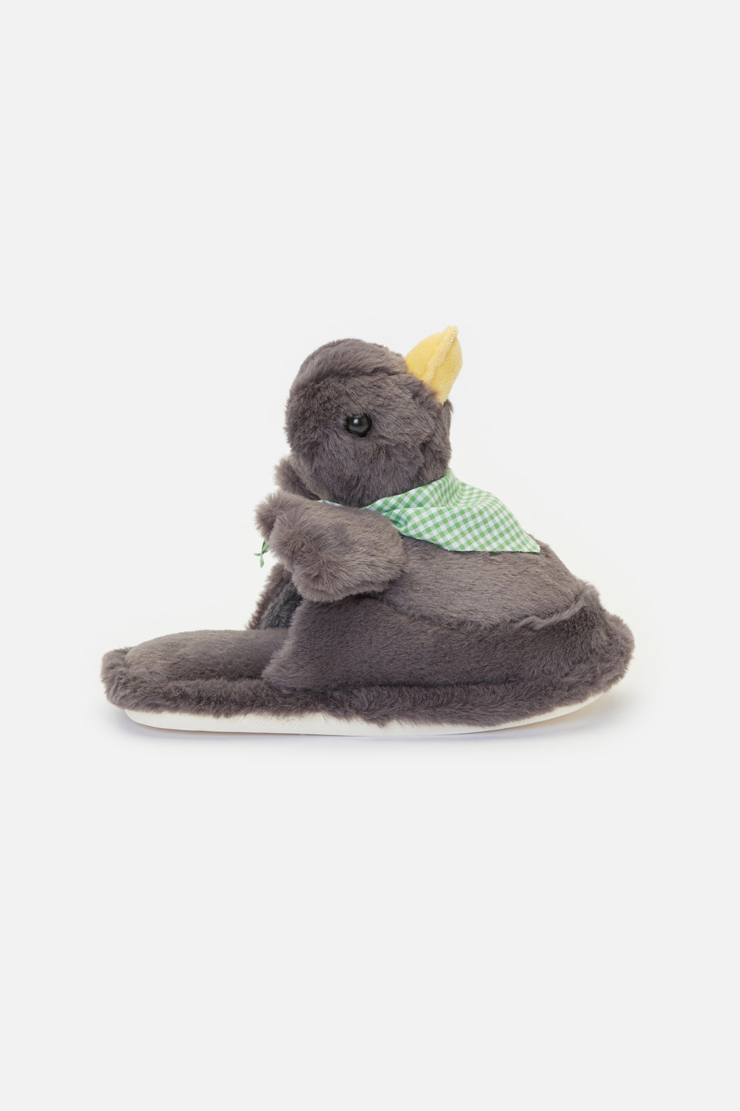 Adorable Sweet Duck-themed Fuzzy Slippers for a Cozy Wear