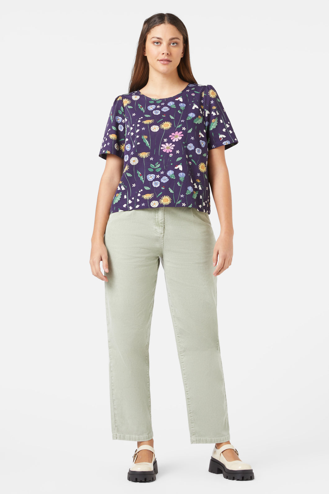 Spring Season Garden-Inspired Casual Women's Top