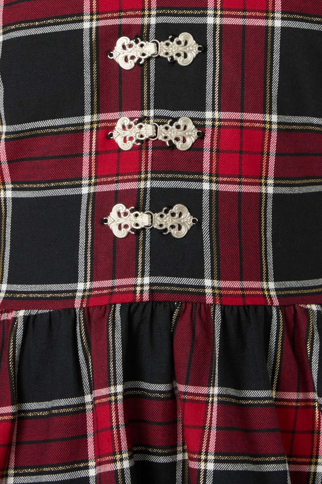 Infinite Gothic Style Tartan Women's Dress for Fashion Lovers