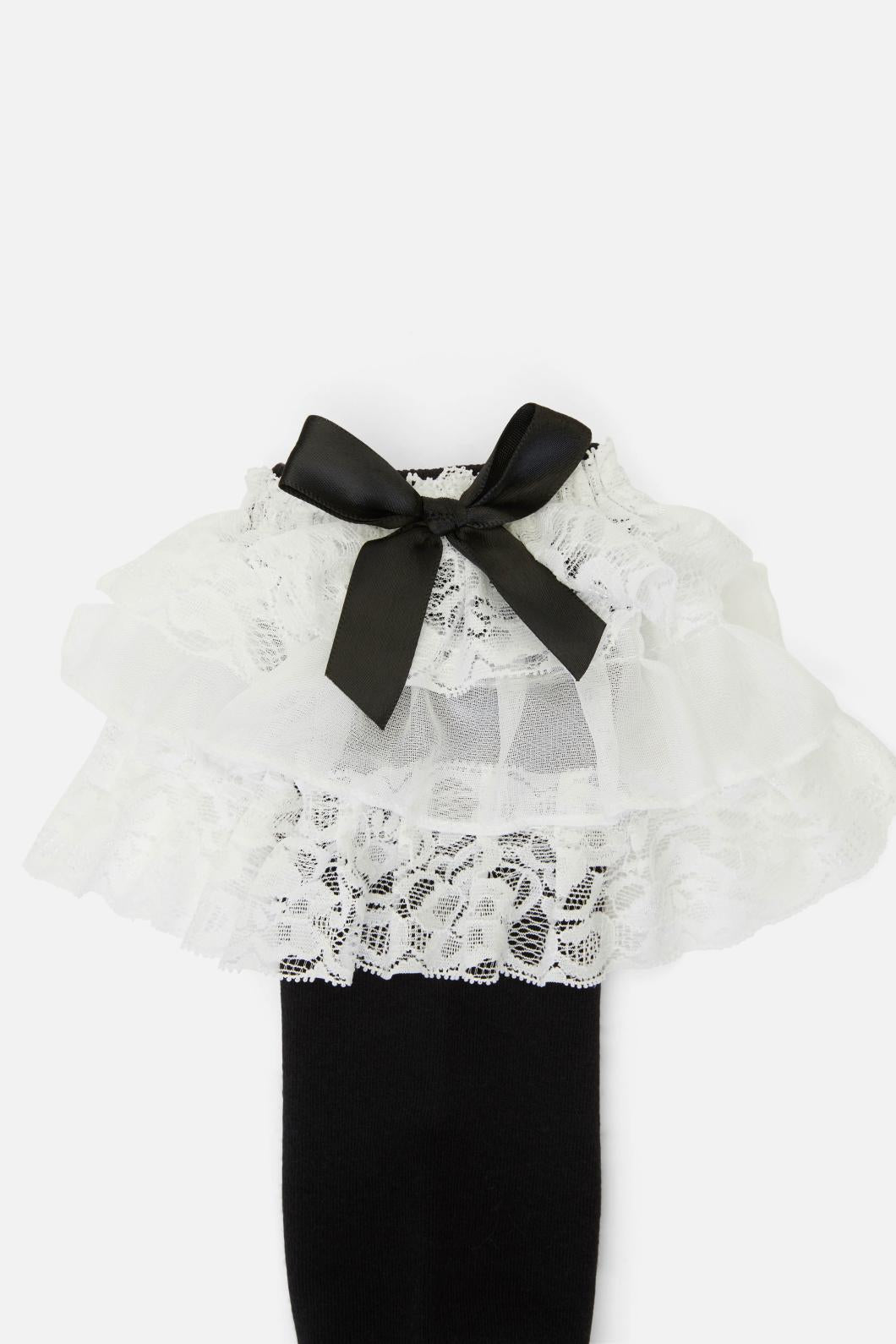 Stylish Super Ruffled Knee-High Socks for Fashion Lovers