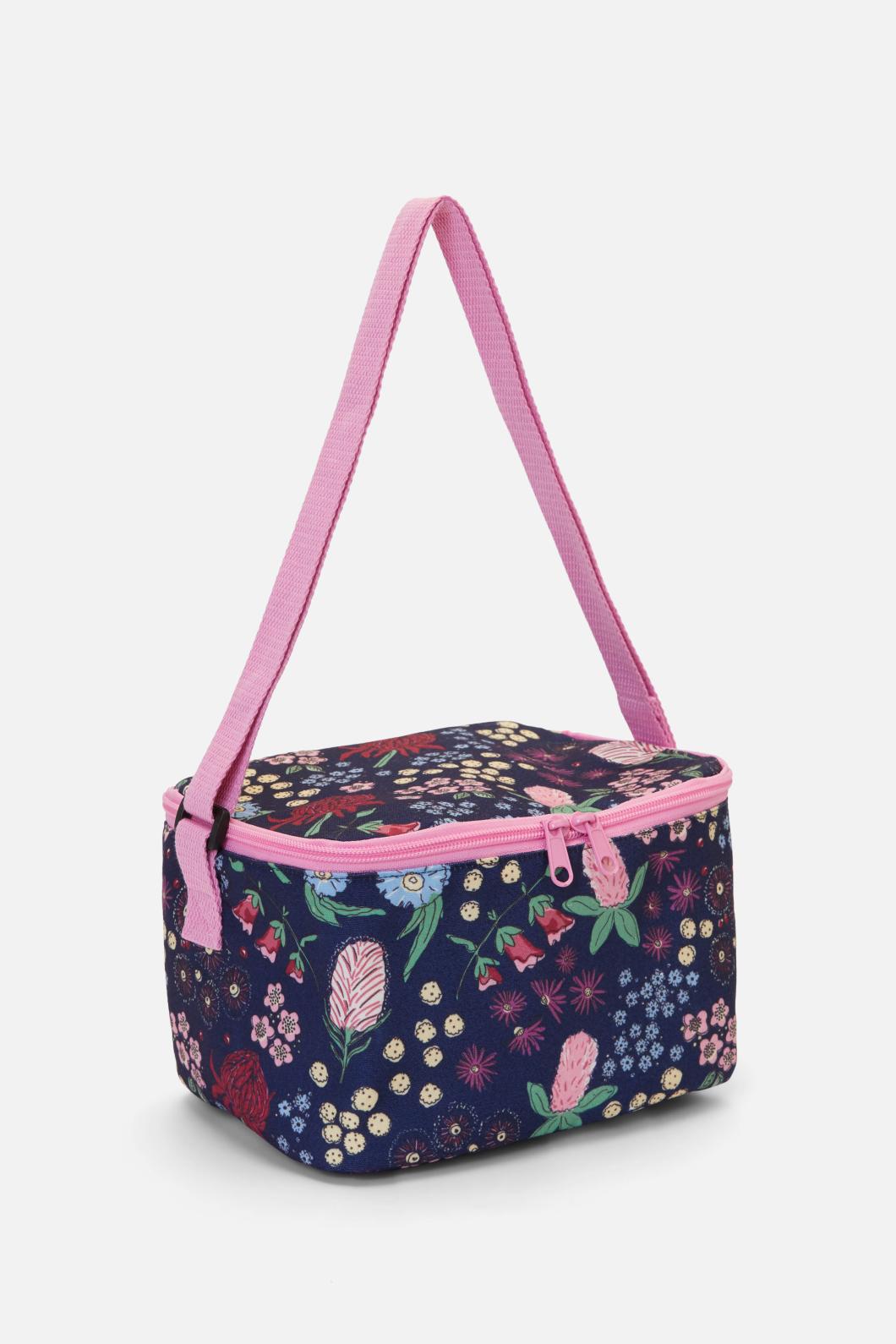 Stylish Floral Bouquet Design Lunch Bag for Daily Use