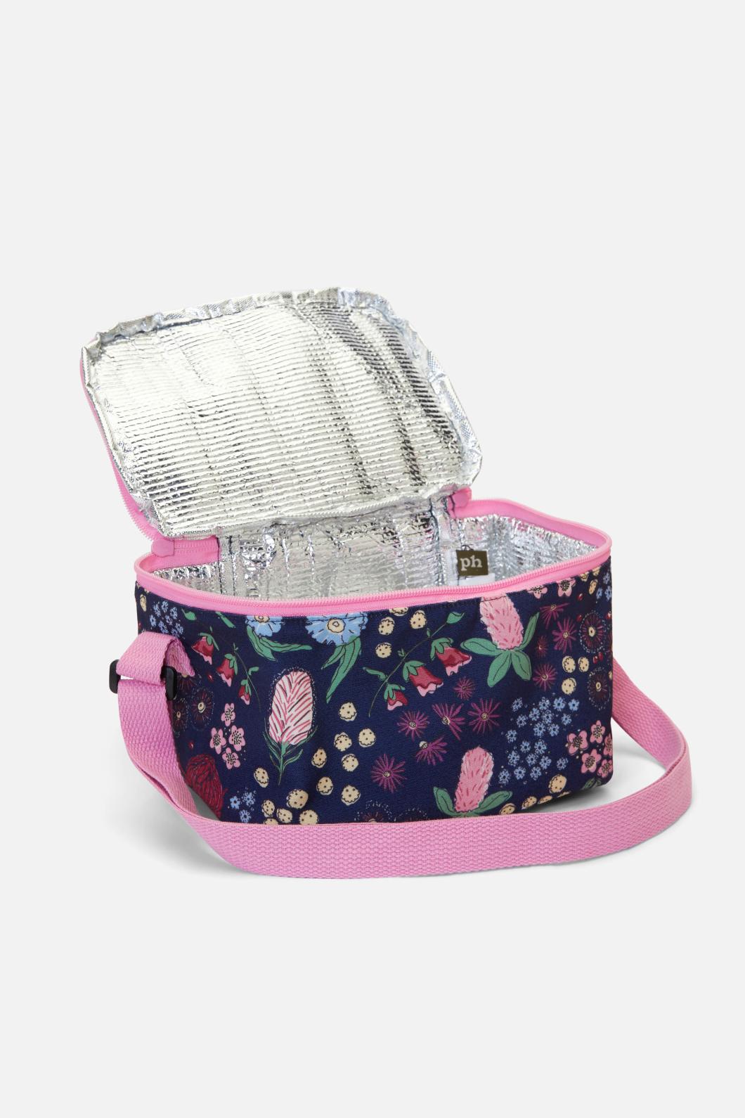 Stylish Floral Bouquet Design Lunch Bag for Daily Use