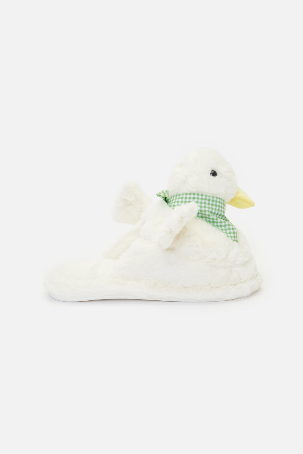 Adorable Sweet Duck-themed Fuzzy Slippers for a Cozy Wear