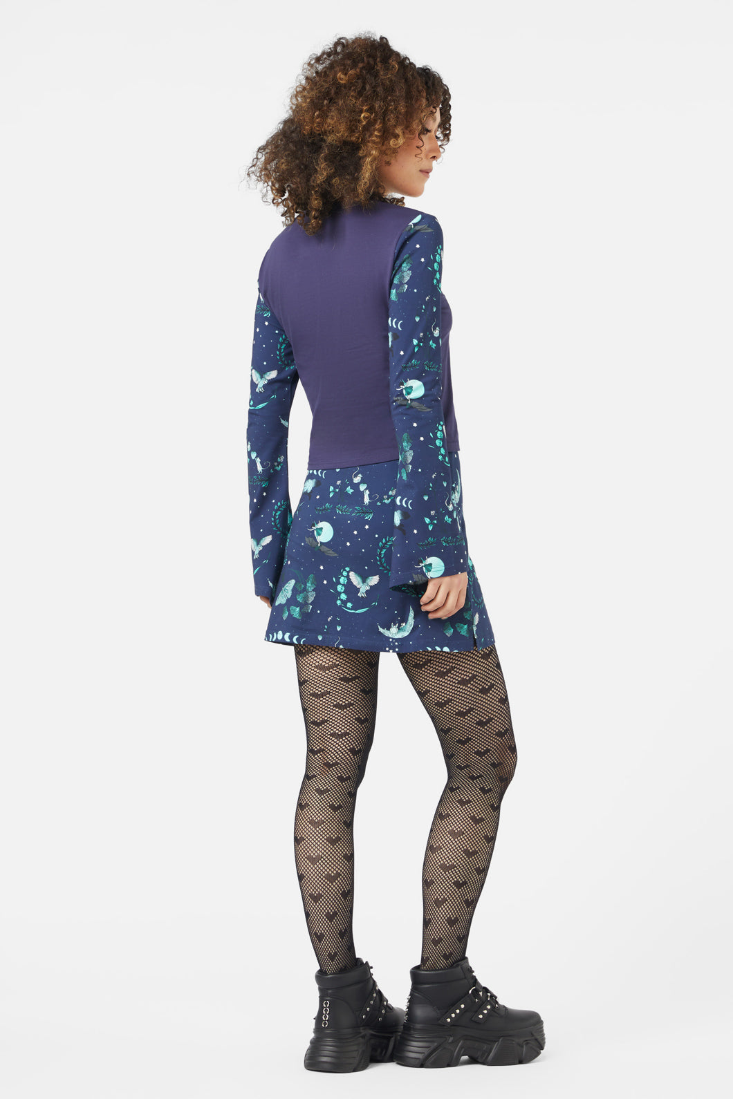 Nocturnal Women's Printed Top for Night Out