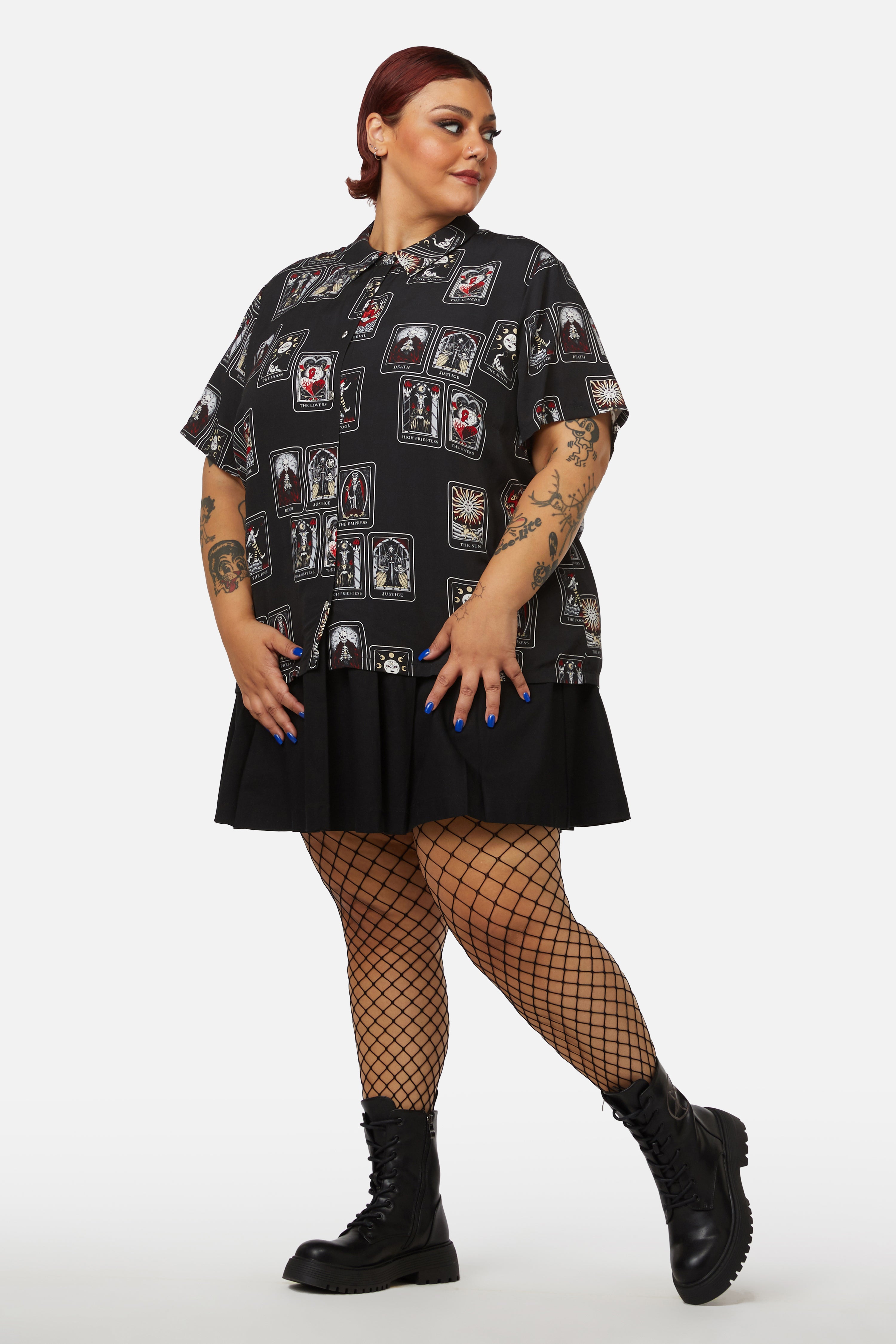 Extra Large Size Wide Mesh Fishnet Tights for Women