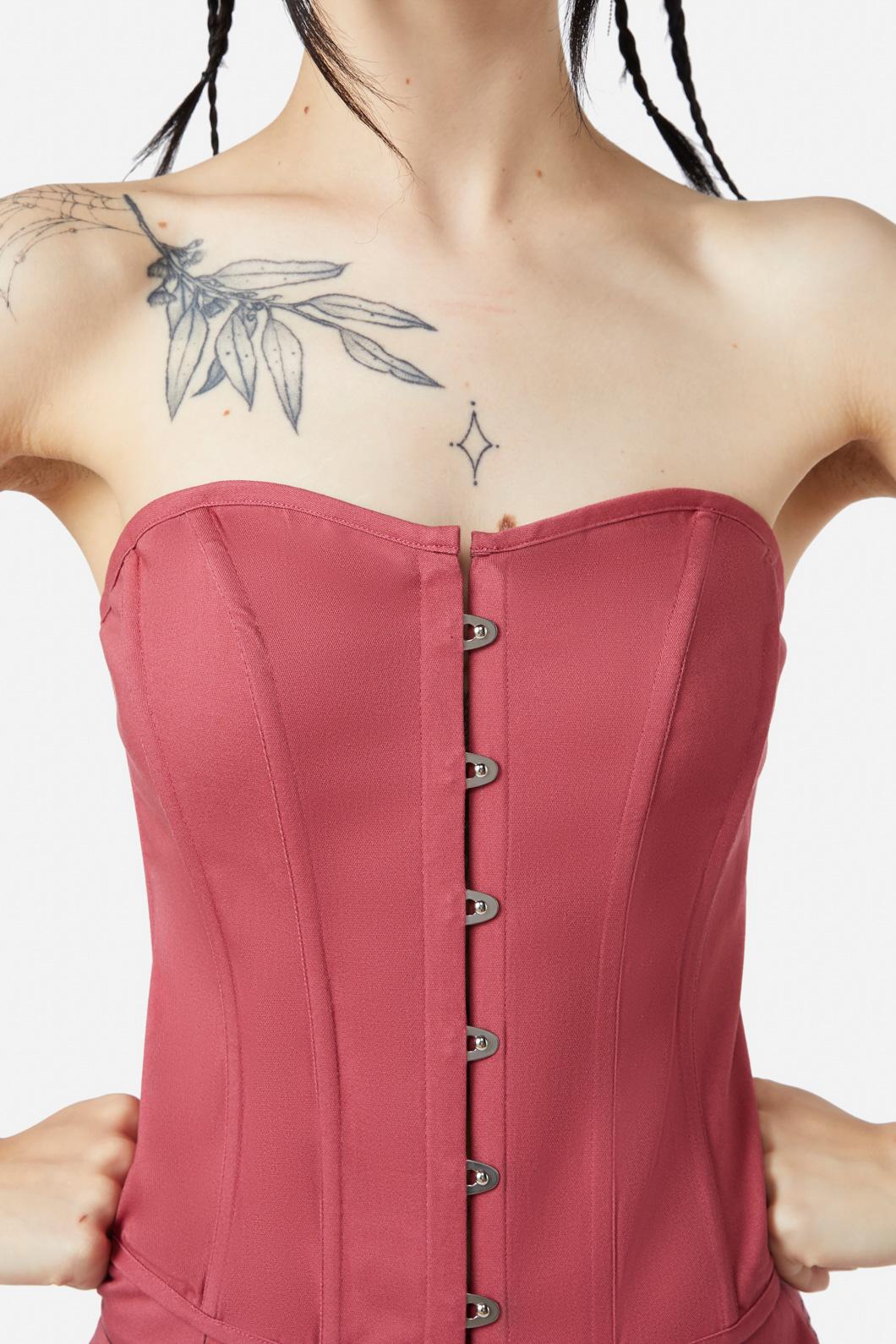 Pottering Around Women's Fully Boned Fashion Corset for Stylish Look