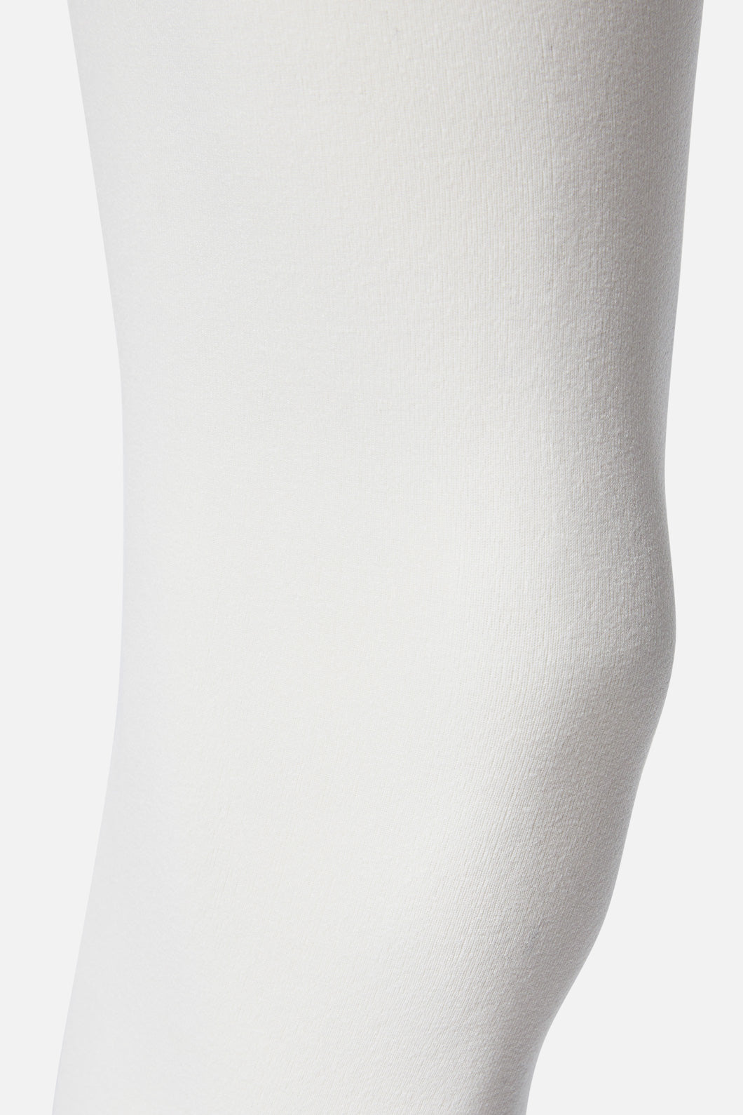 Classic Full-length Semi-opaque Solid Tights in White or Purple, Sizes S, M, L