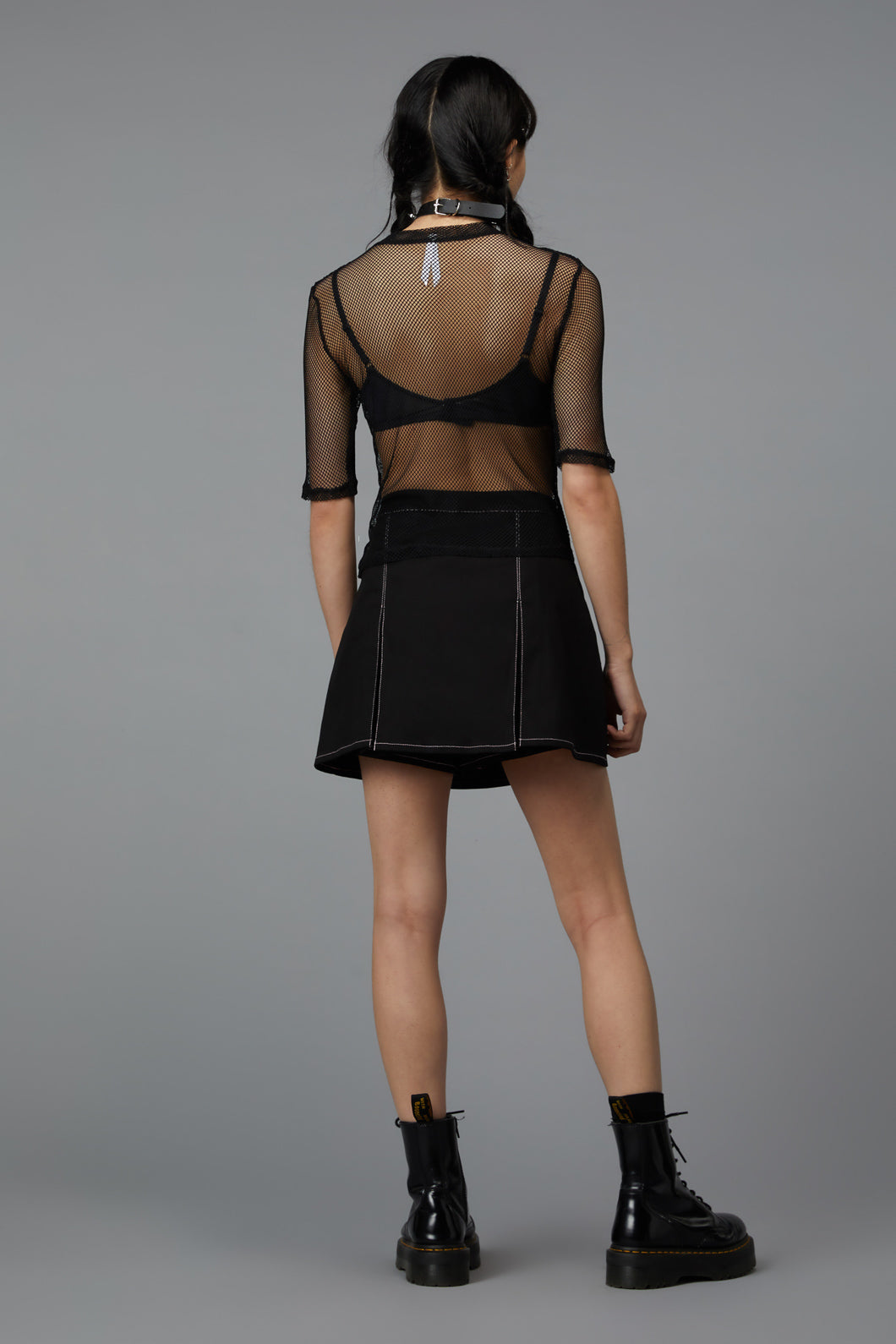 Wide Style Polyester Mesh Fishnet Top for Fashionable Wear