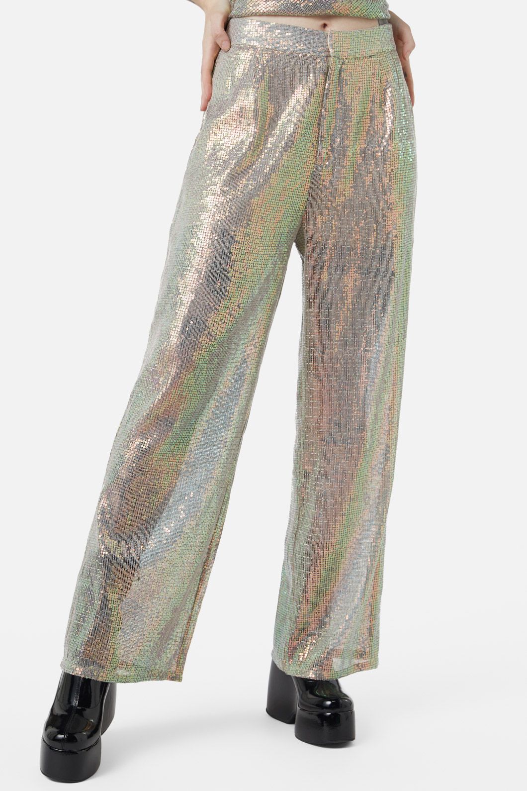 Gloria Sequined Women's Straight-Leg Pants