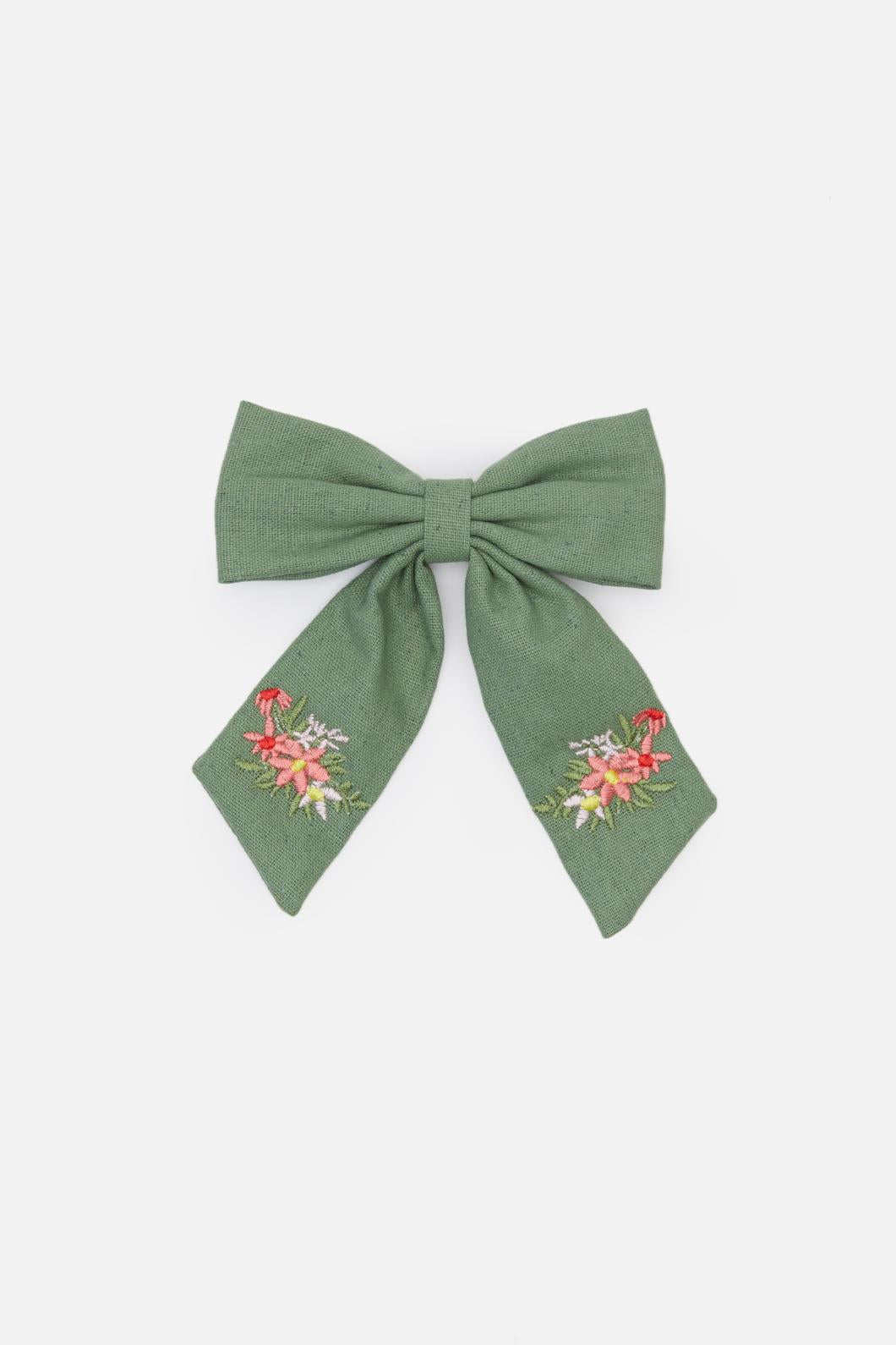 Flower Bow Hair Clip