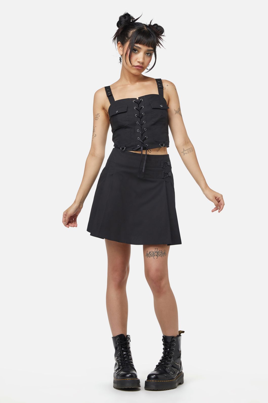 Cotton Utility Bodice for Field Work with Cargo Pockets