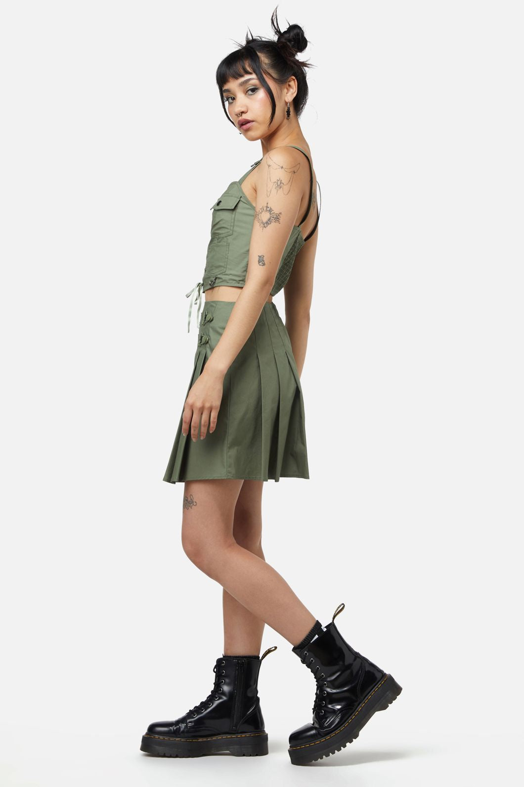 Cotton Utility Bodice for Field Work with Cargo Pockets