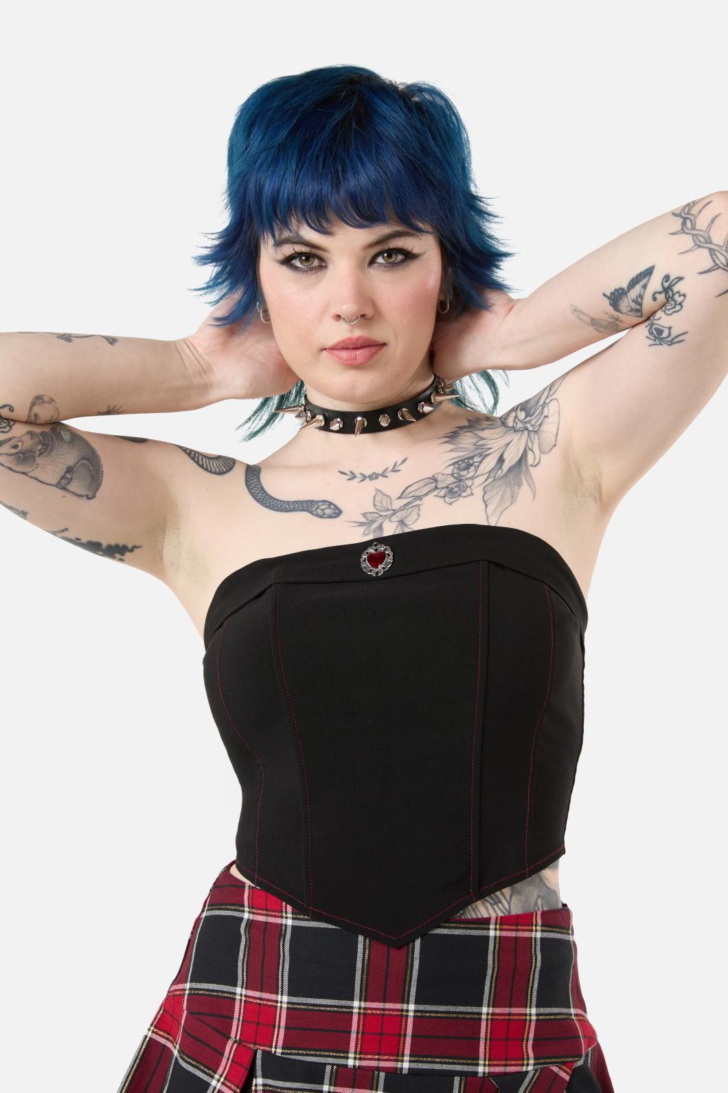 Exquisite Strapless Immaculate Corset Top