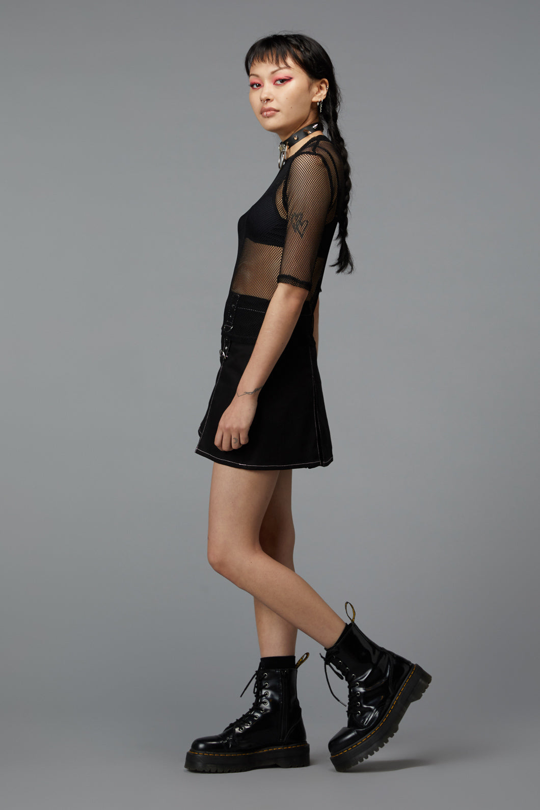 Wide Style Polyester Mesh Fishnet Top for Fashionable Wear
