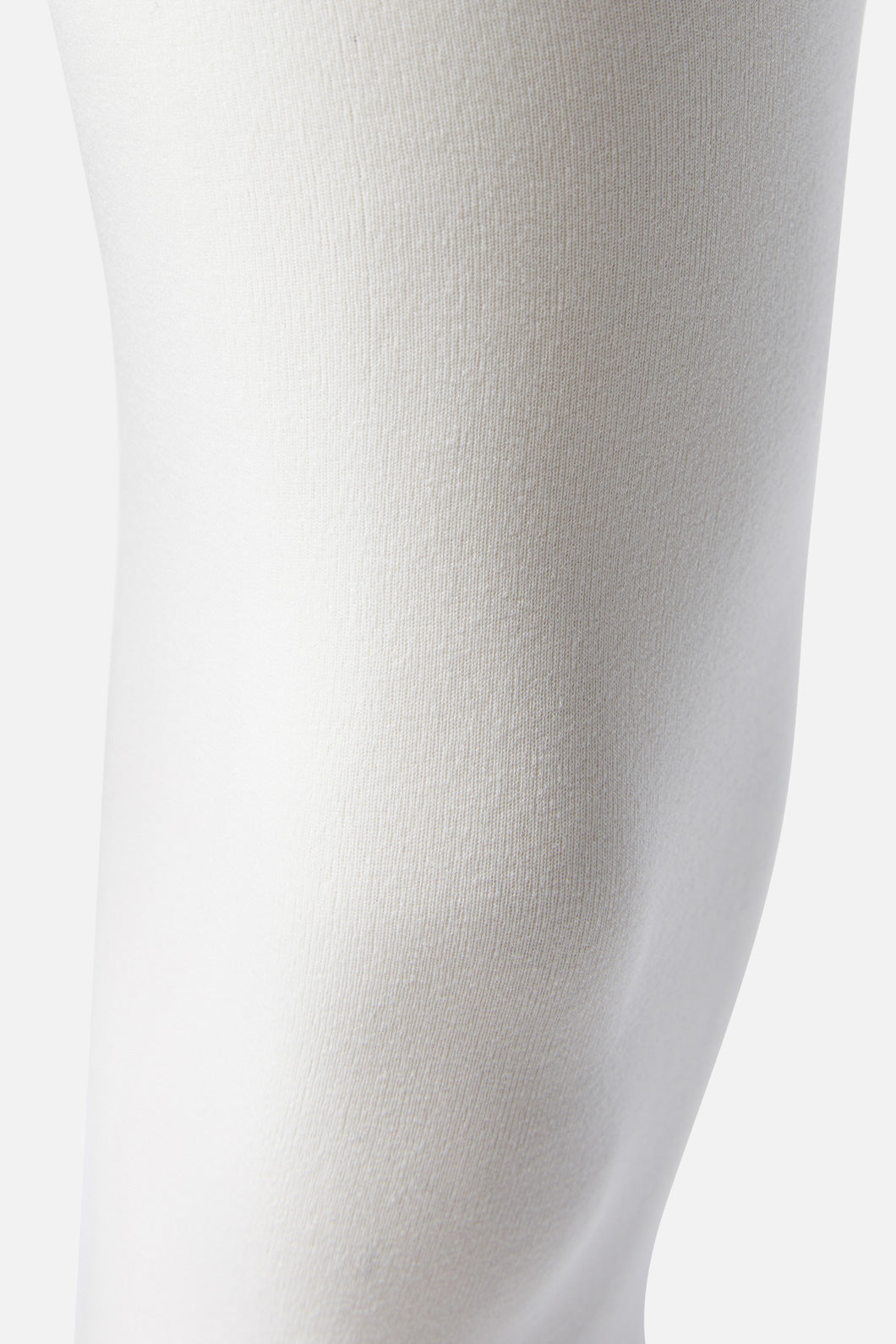 Classic Full-length Semi-opaque Solid Tights in White or Purple, Sizes S, M, L