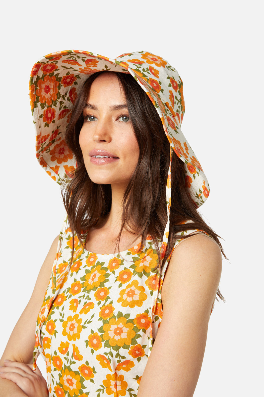 Folk Floral Hat