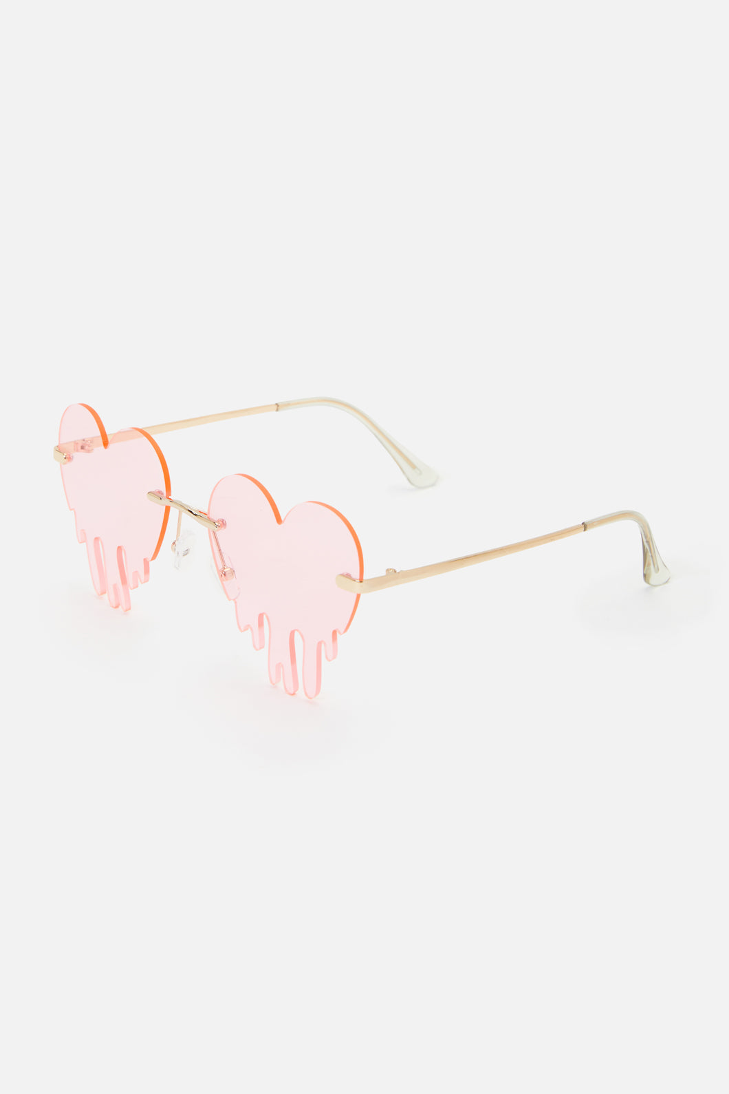 Stylish Dripping Heart Design Glasses for Fashion Lovers