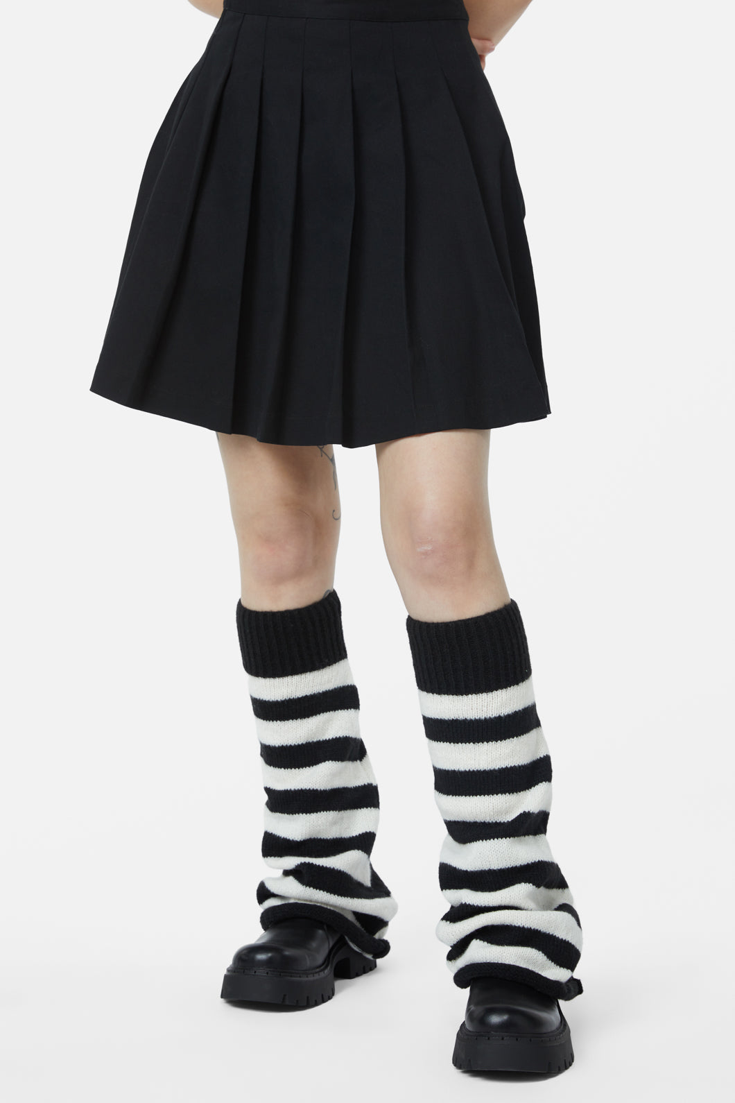 Stylish Wide Striped Knee-High Leg Warmers